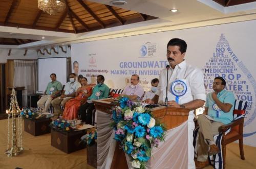 world water Day  22 nd March  2022'- Groundwater- Making the invisible visible 'Organised by GWD